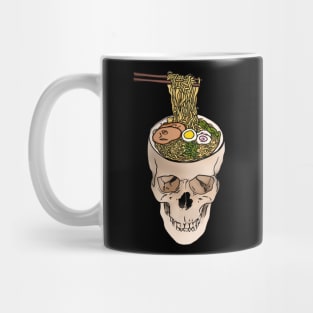 Ramen Noodle Skull Mug